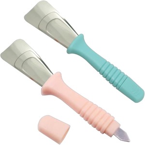 【人気】冷蔵庫アイススクレーパー 2点セット 除氷シャベル 霜取りシャベル ステンレス鋼 冷蔵庫除氷ツール 除氷霜取り 冷凍庫 シャベル 多機能 耐久性 清掃用 冷蔵庫用清掃用品 家庭 キッチン用 ピンク+ブルー