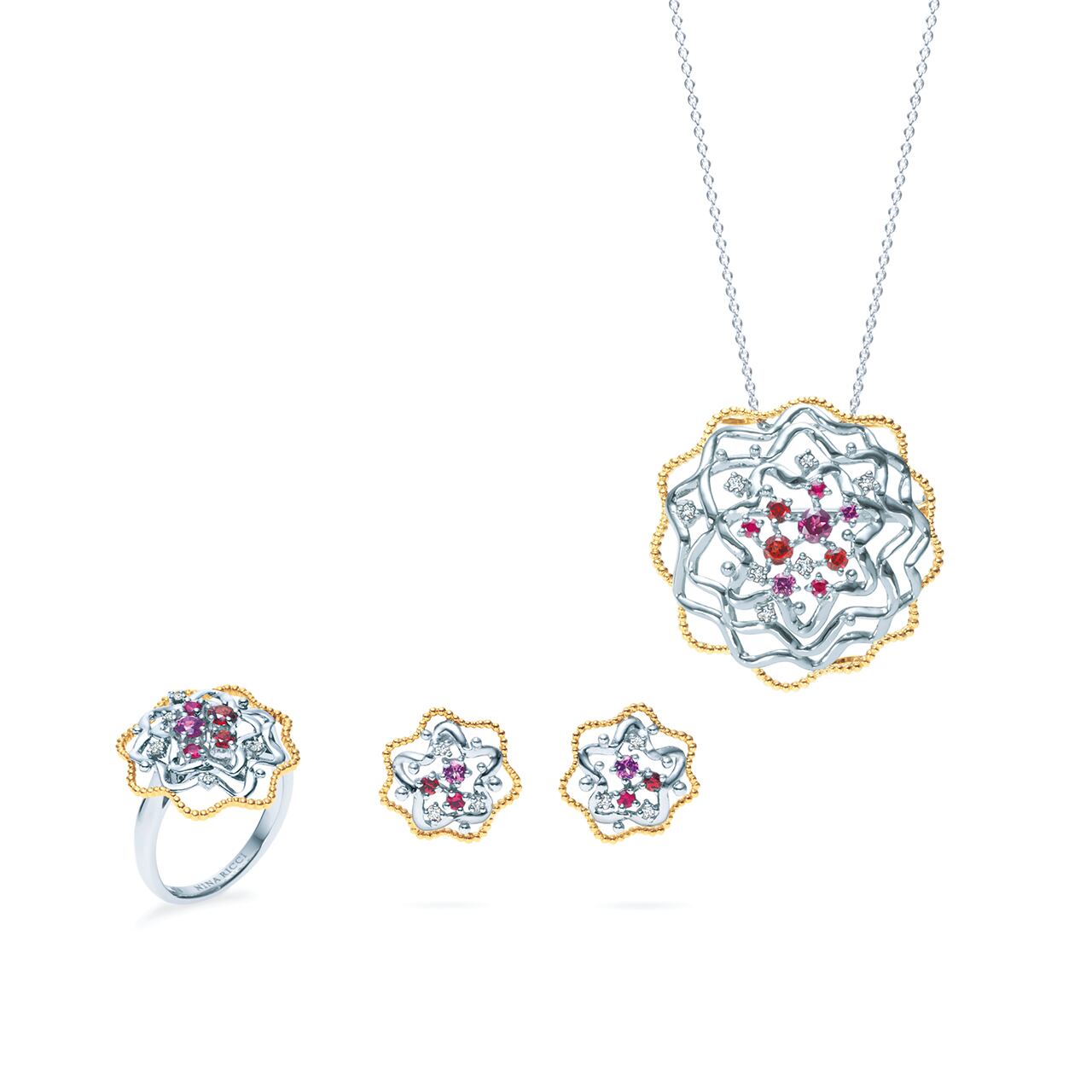 FLOWER フラワー］6E4Q02 | NINA RICCI JEWELRY × PRESTIGE ONLINE STORE