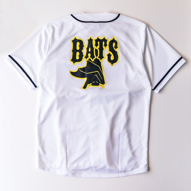 BATS _ ベースボールシャツ［ホワイト × ブラック・イエロー］（BS00001-03）
