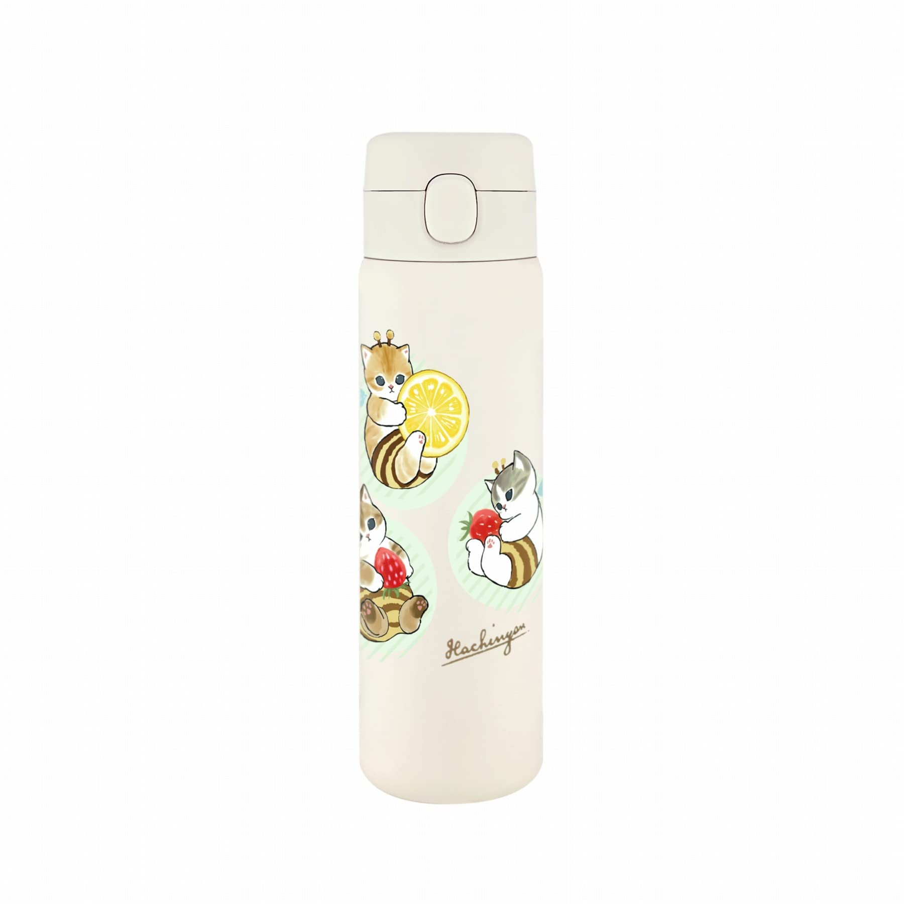 【新着特価】東亜金属(Toa) mofusand (もふさんど) ステンレス ワンプッシュボトル 480ml 【 みつばち 】 53-2077