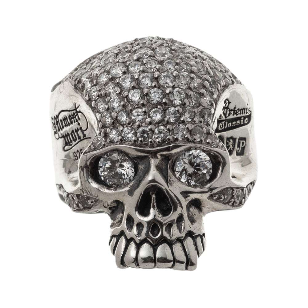 限定誕生石シリアル入り】【カスタムオーダー】メメントモリスカル