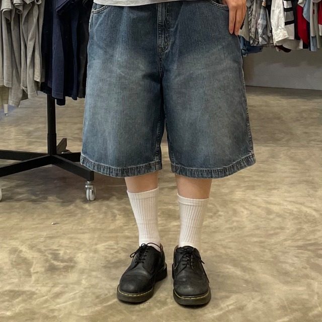 【CHAMPS SPORTS】デニムハーフパンツ