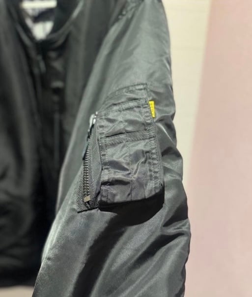 FR2 Photo Collage Bomber Jacket(MA-1) ブラック Lサイズ | 古着屋