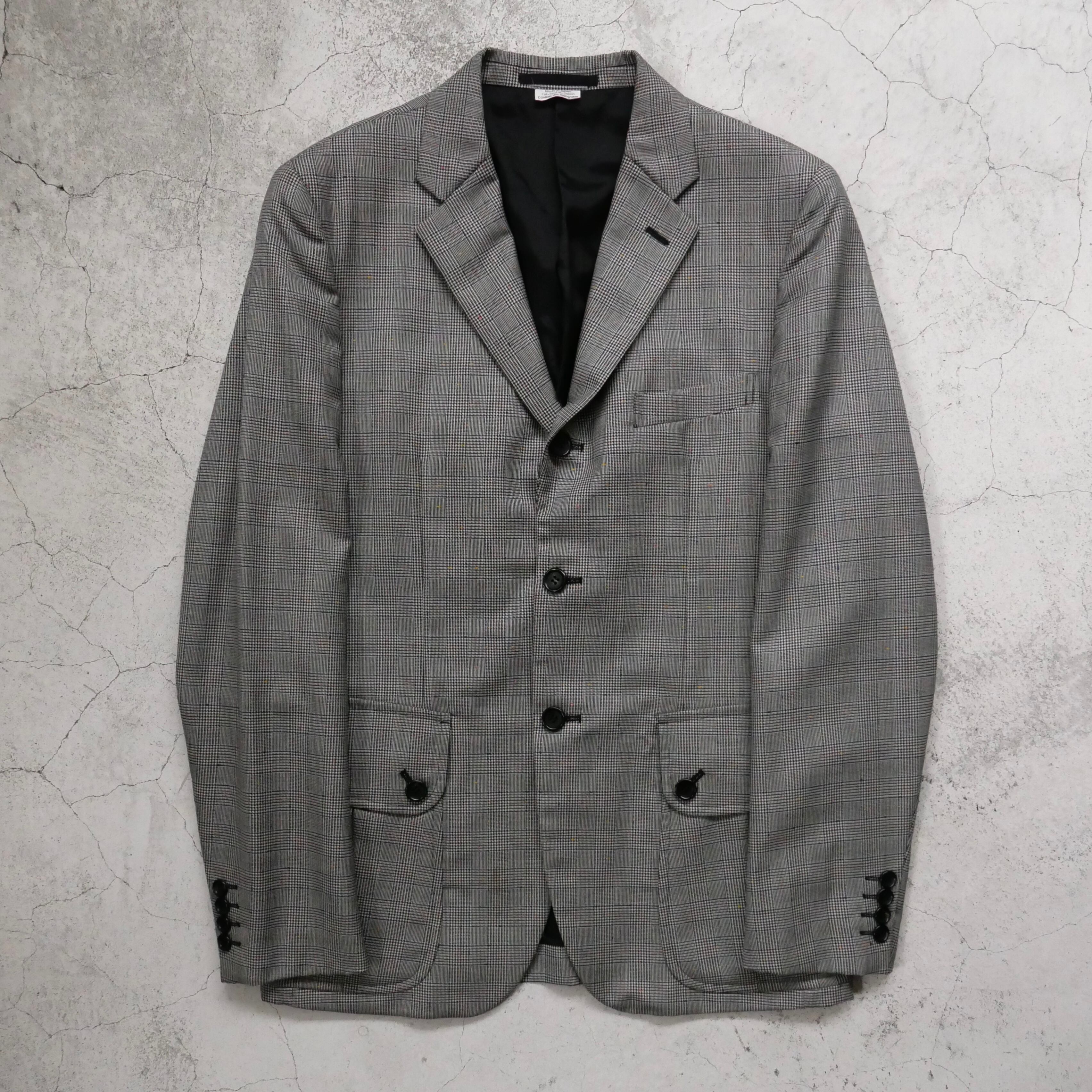 COMME des GARCONS HOMME DEUX GLEN CHECK TAILORED JACKET | safarionline