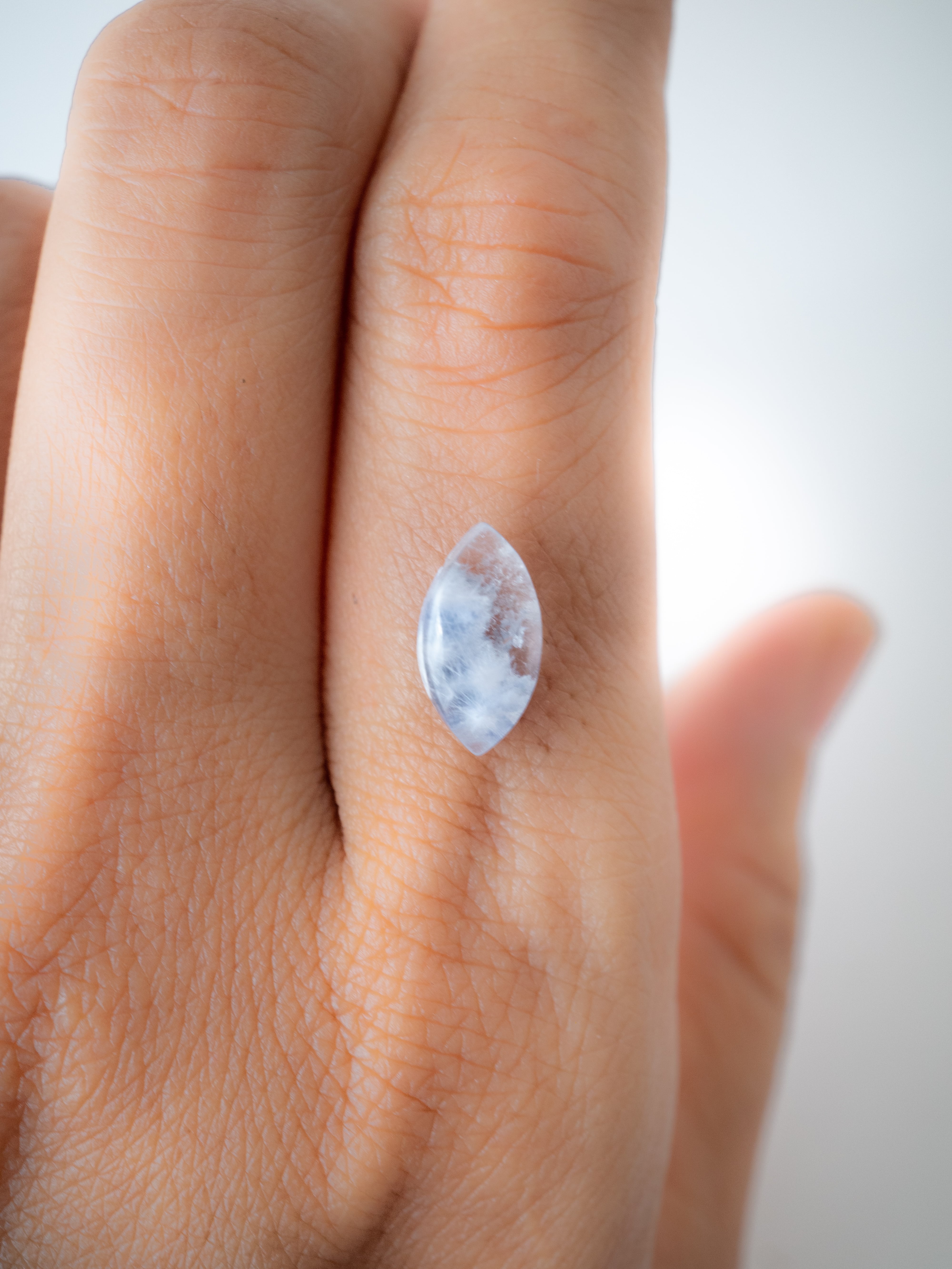 ★デュモルチェライトinクォーツ ハートルース19×18×11ミリ(SA+) ☆デュモルチェライトinクォーツ ハートルース19×18×11ミリ(SA+)