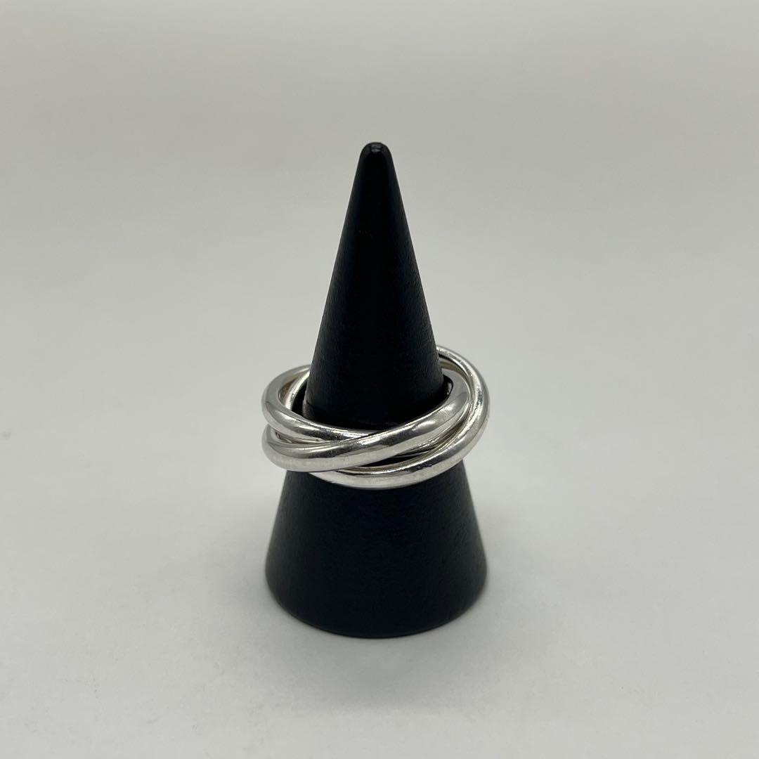 ティファニー TIFFANY トリニティリング 3連リング 13号 SV925