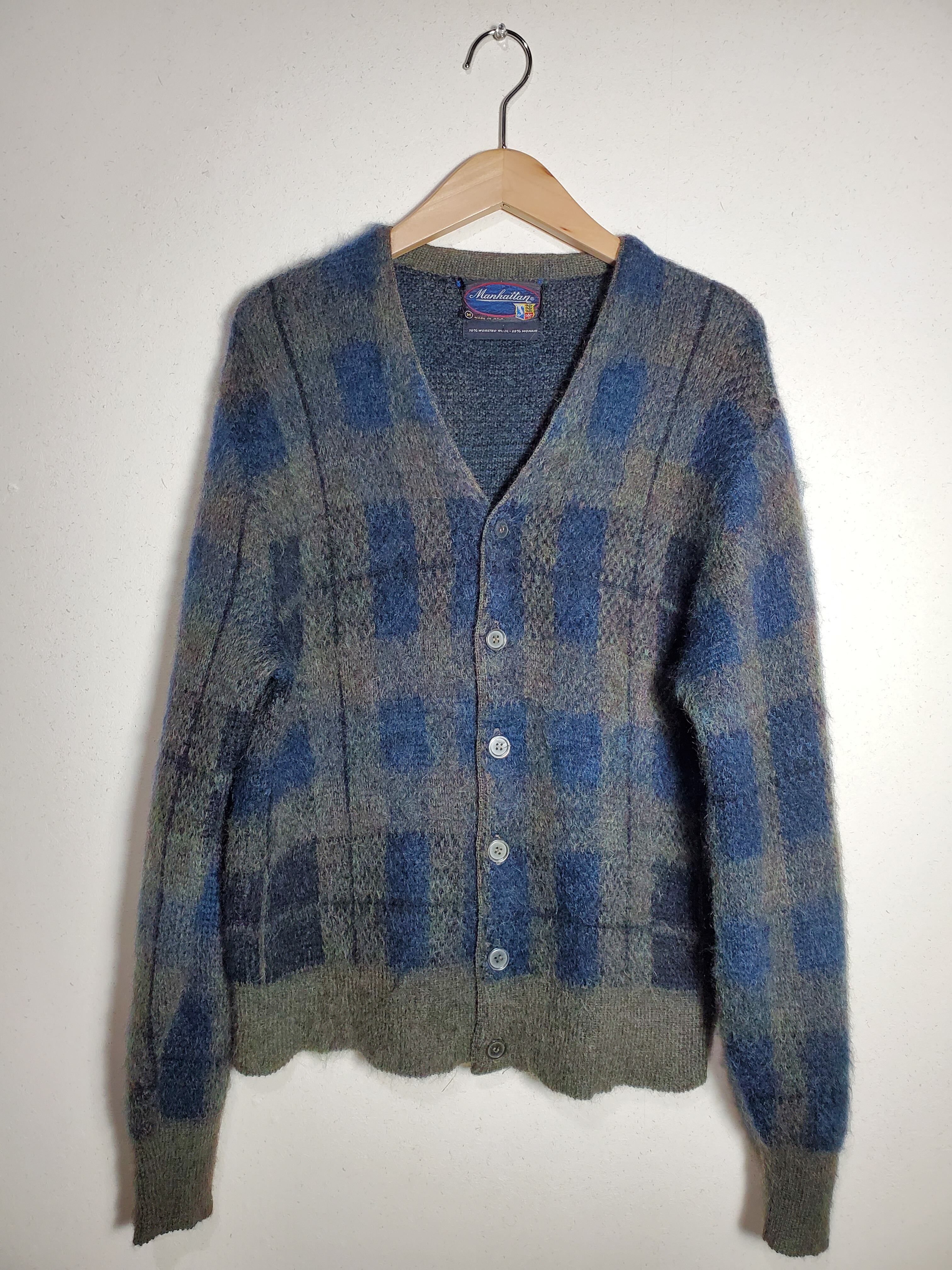60's manhattan mohair cardigan マンハッタン 