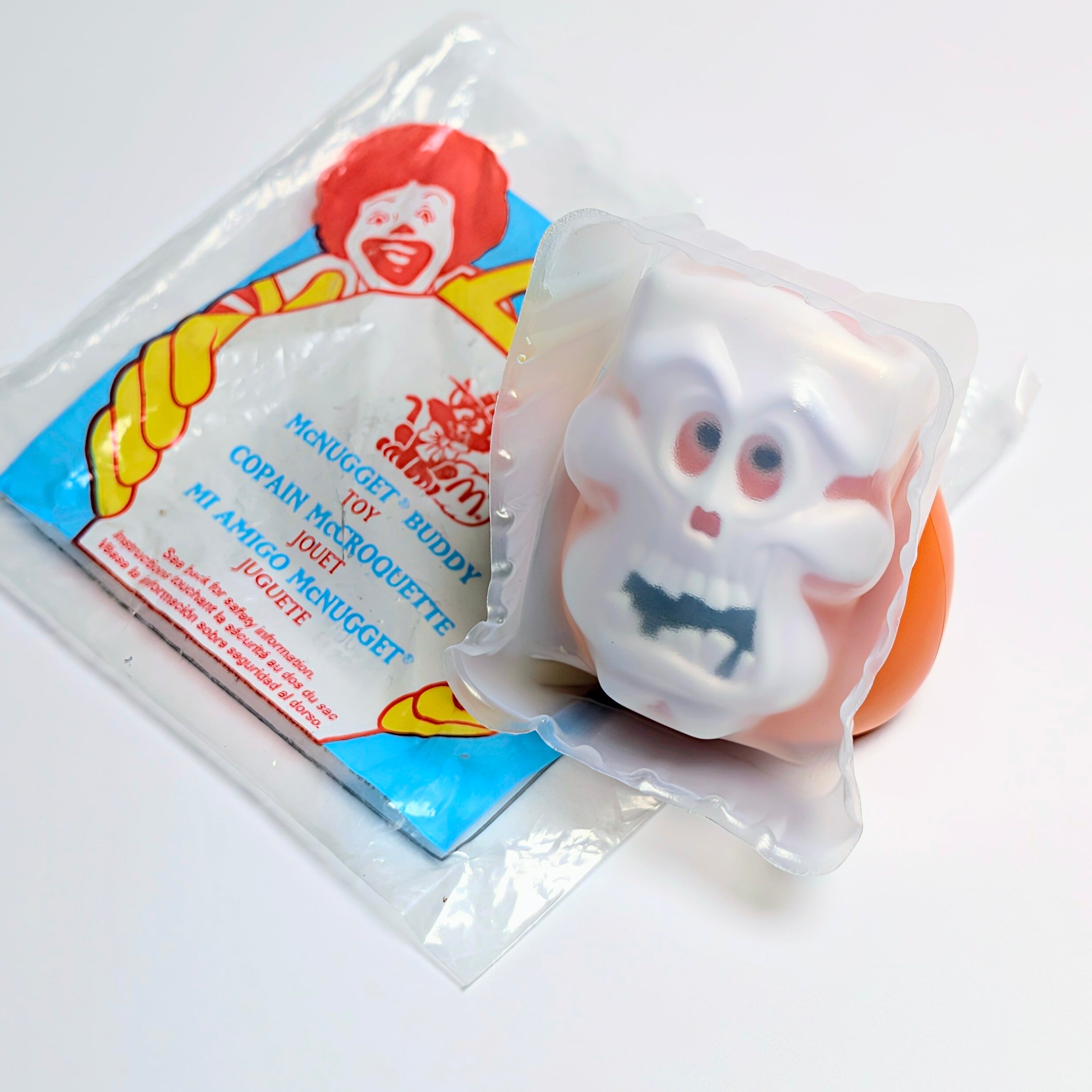 ☆ DEADSTOCK / VINTAGE 1998☆【 McDonald's  ( マクドナルド ) 】1998年海外マクドナルドミールトイ『 Haunted Halloween ホーンテッド・ハロウィン 』マックナゲット・バディーズ スケルトン / キャンディディスペンサー / ハッピーミール 〚アメリカン雑貨 アメトイ〛