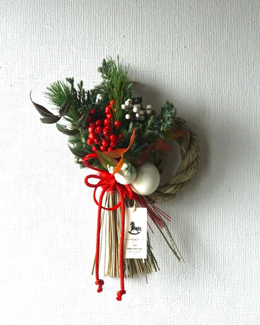 南天のしめ飾りS