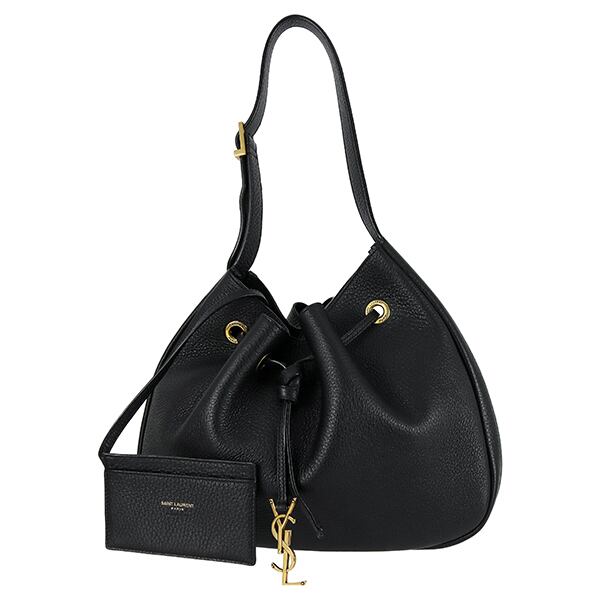 Unused SAINT LAURENT サンローラン サックパリ VII スモール ショルダーバッグ トートバッグ ハンドバッグ カーフレザー ブラック 未使用品