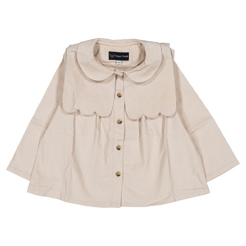 【Maison Marelle / 予約 10/23〆切】Blouse GRENELLE- velvet beige