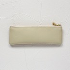 大人のためのインド刺繍リボン　スリムポーチ｜メガネポーチ / ペンケース｜COLORFUL