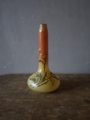 mimosa フラワーベース　花器　花生け　フランスアンティーク　ミモザ　アンティークのある暮らし