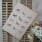 アンティーク犬のコレクション　ミニカードB