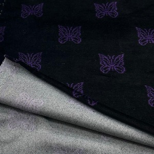 ★NY553◆1m◆綿 100%パイルニット生地◆柄物◆ベロアタッチ