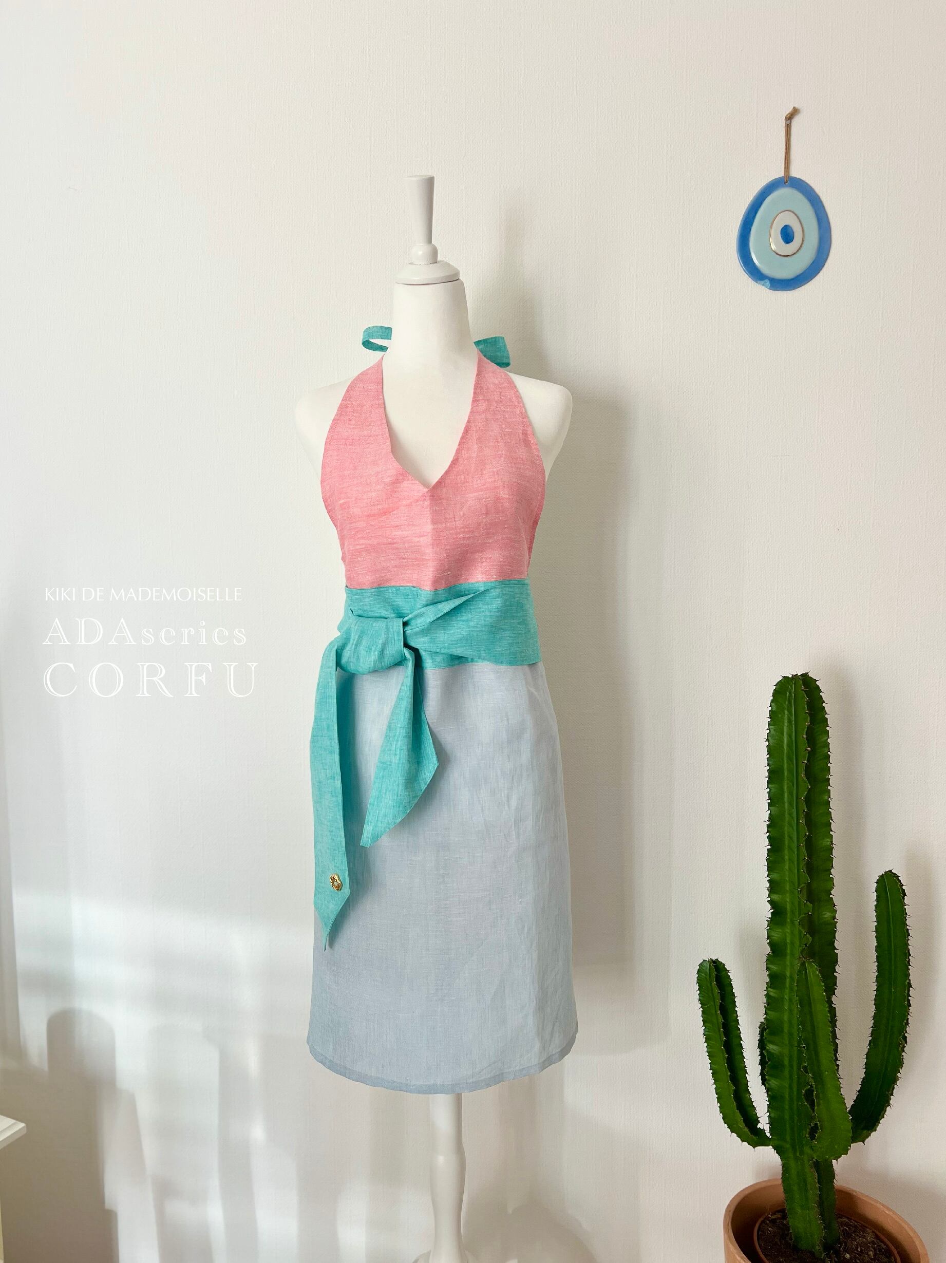 芦屋OTTO HUIT(オットウィット)】ホームドレスエプロン OTTO HUIT