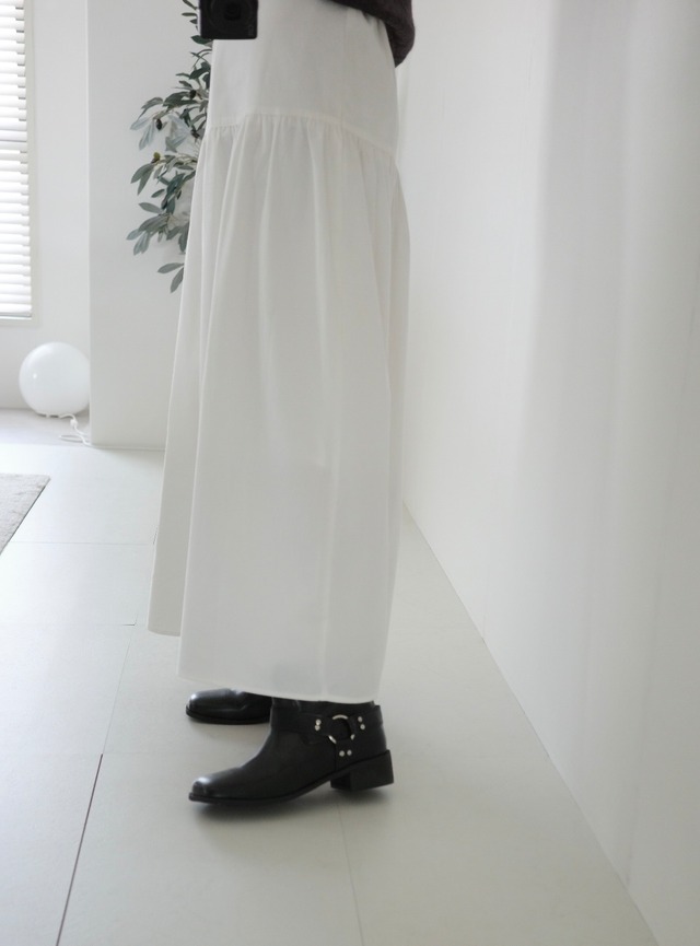(即納) Fil. / Ring leather short boots