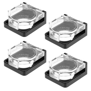【努力特価】Toddmomy ボタンガード スイッチカバー 22Mm 押しボタン保護カバー いたずら防止 非常停止ボタン 電源ボタン用 透明プラスチック製 4個セット 家庭・職場用