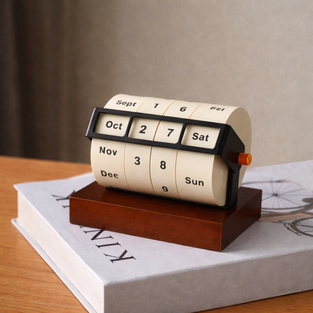 回転式デスクカレンダー