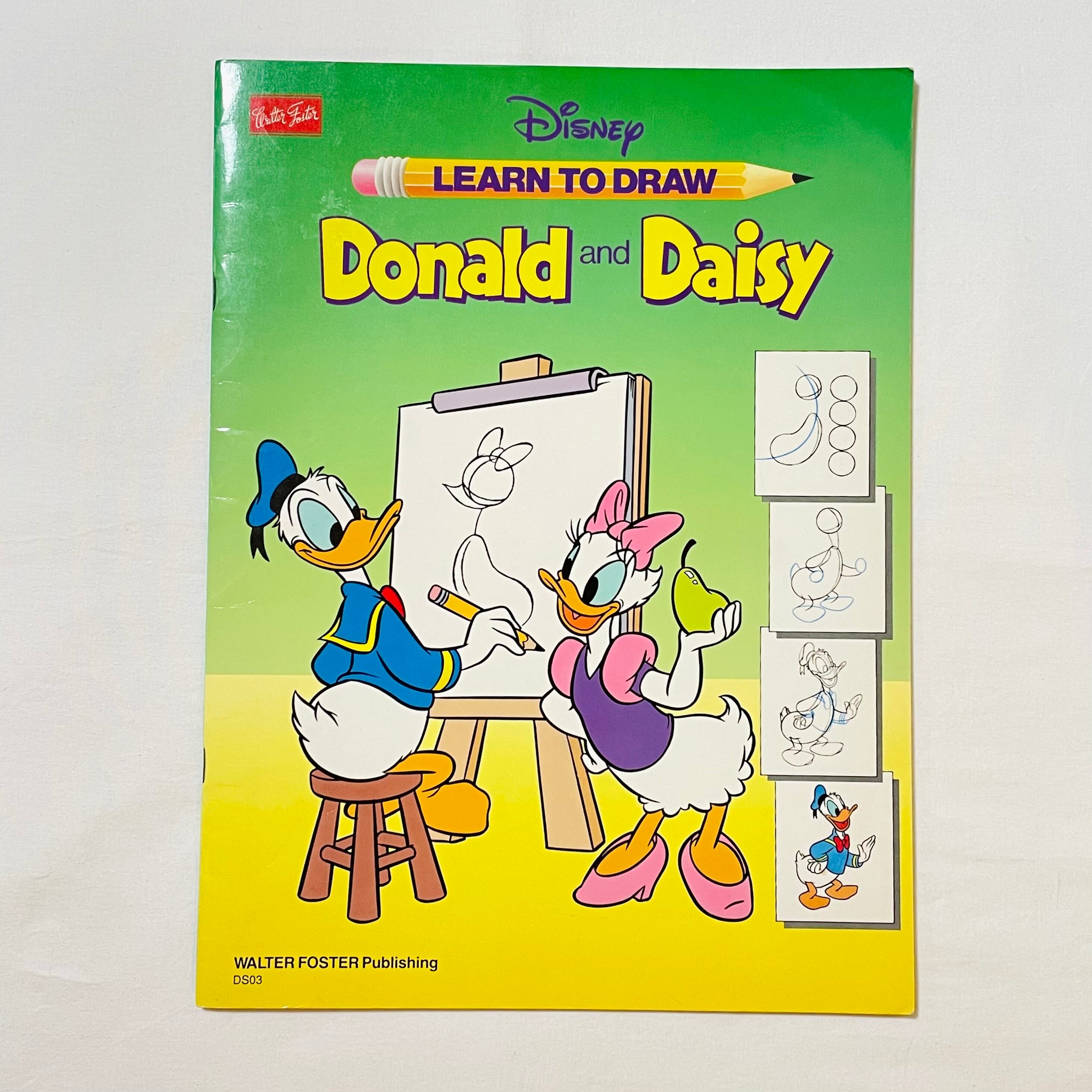 LEARN TO DRAW DONALD AND DAISY
