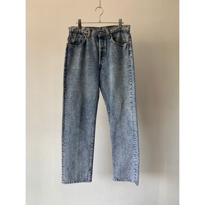 -Levi's- 90's chemical wash denim pants