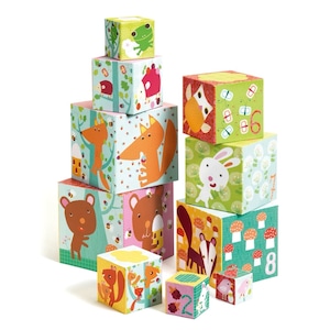 DJECO 10 Cubes Forest