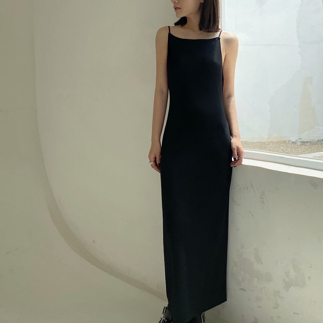 ペンシルニットロングドレス K0053