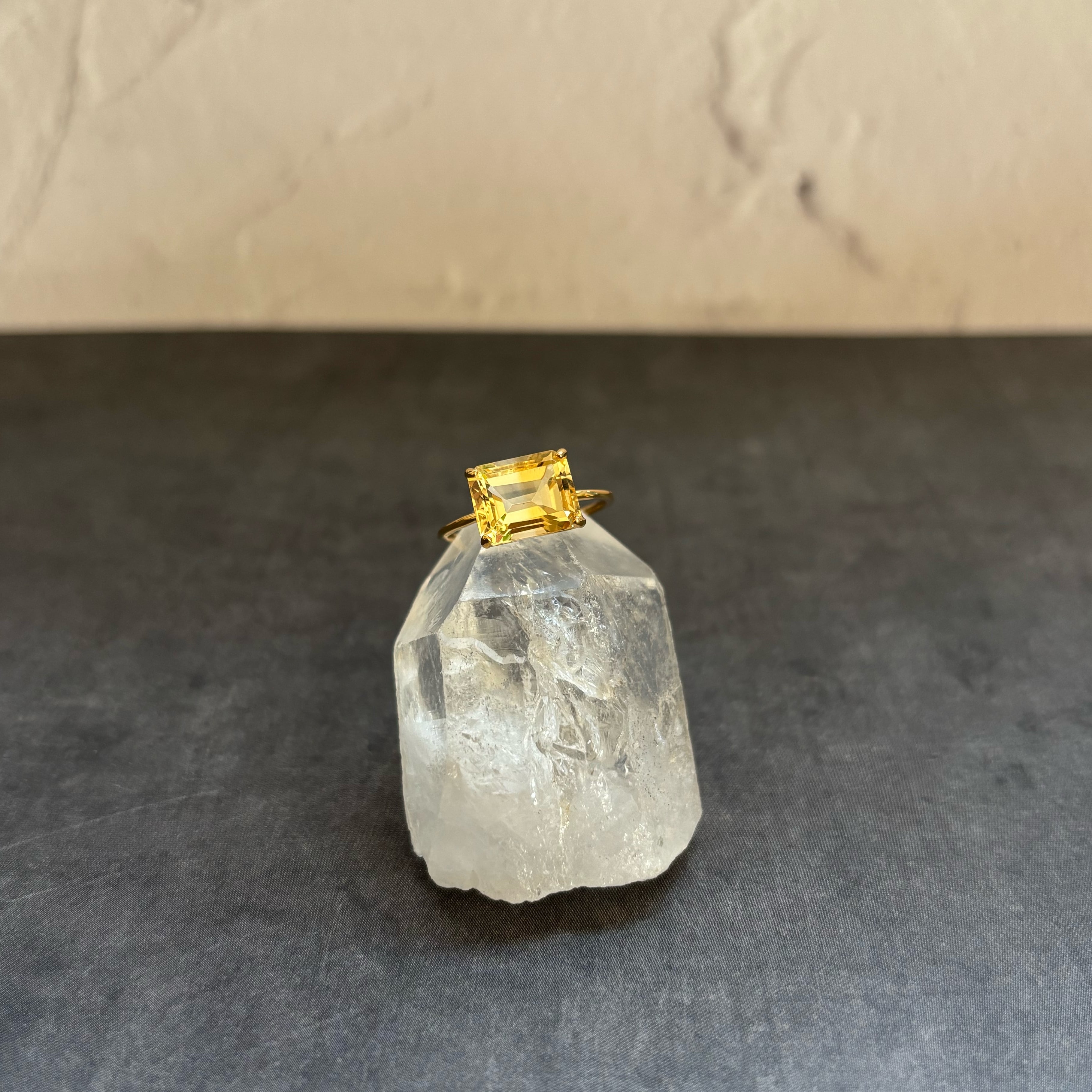 square ring】バイカラーシトリン | arcana