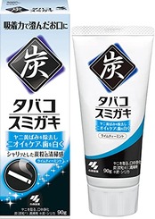 タバコ スミガキ ライムティーミントの香り ヤニ、黄ばみを白く 歯みがき 90g 小林製薬 90G 1点