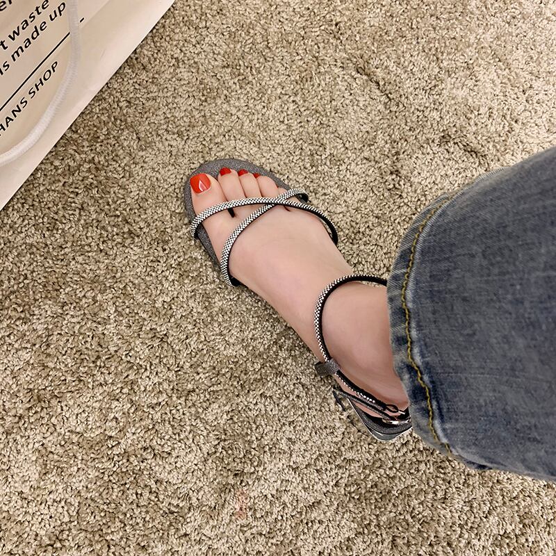 サンダルサマーレッドスタンダードバックル 靴 シューズ レトロ ストリート 夏物 部族の婦人靴79306687515