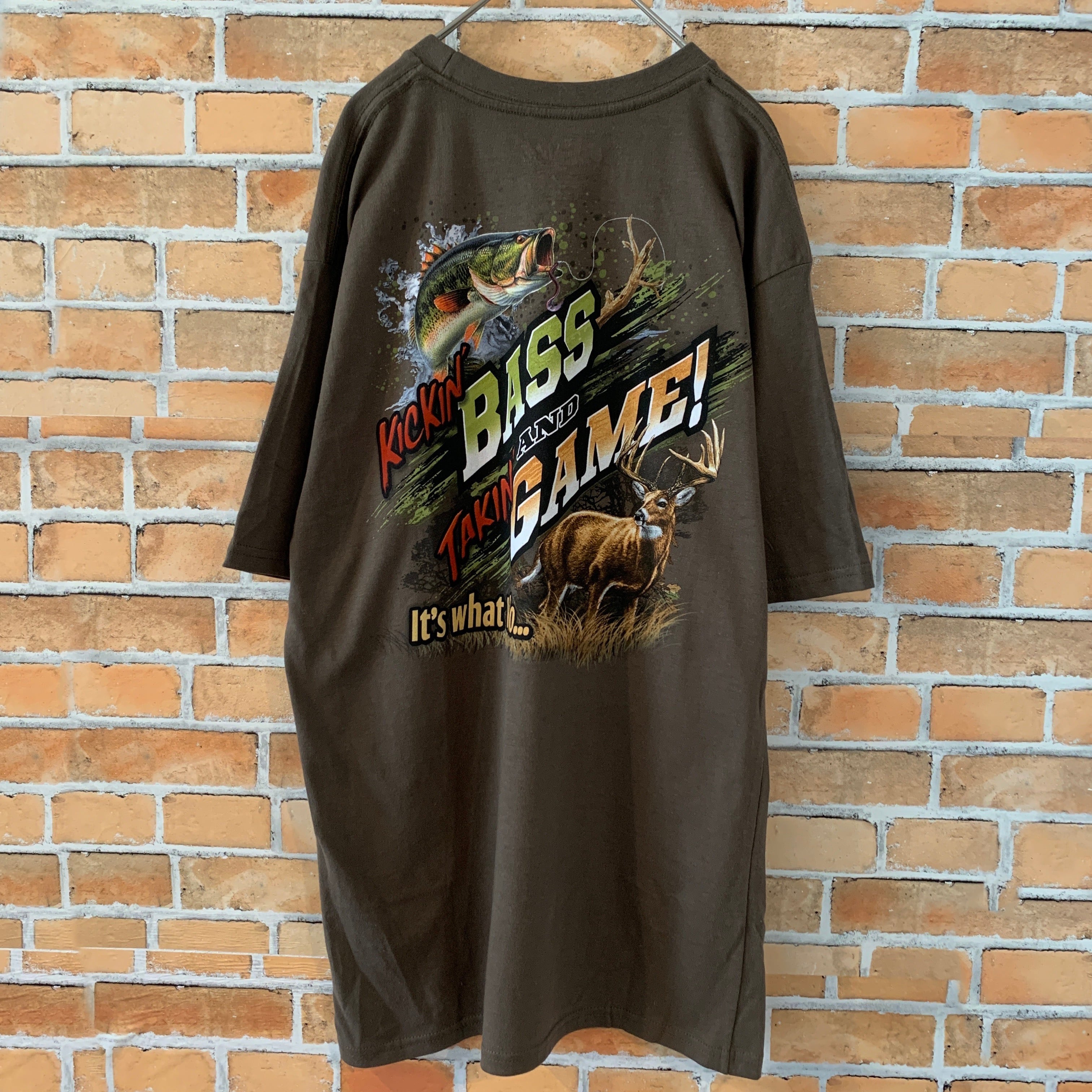 BASS PRO SHOPS】 バックプリント ワンポイント ロゴ Tシャツ 釣り ...