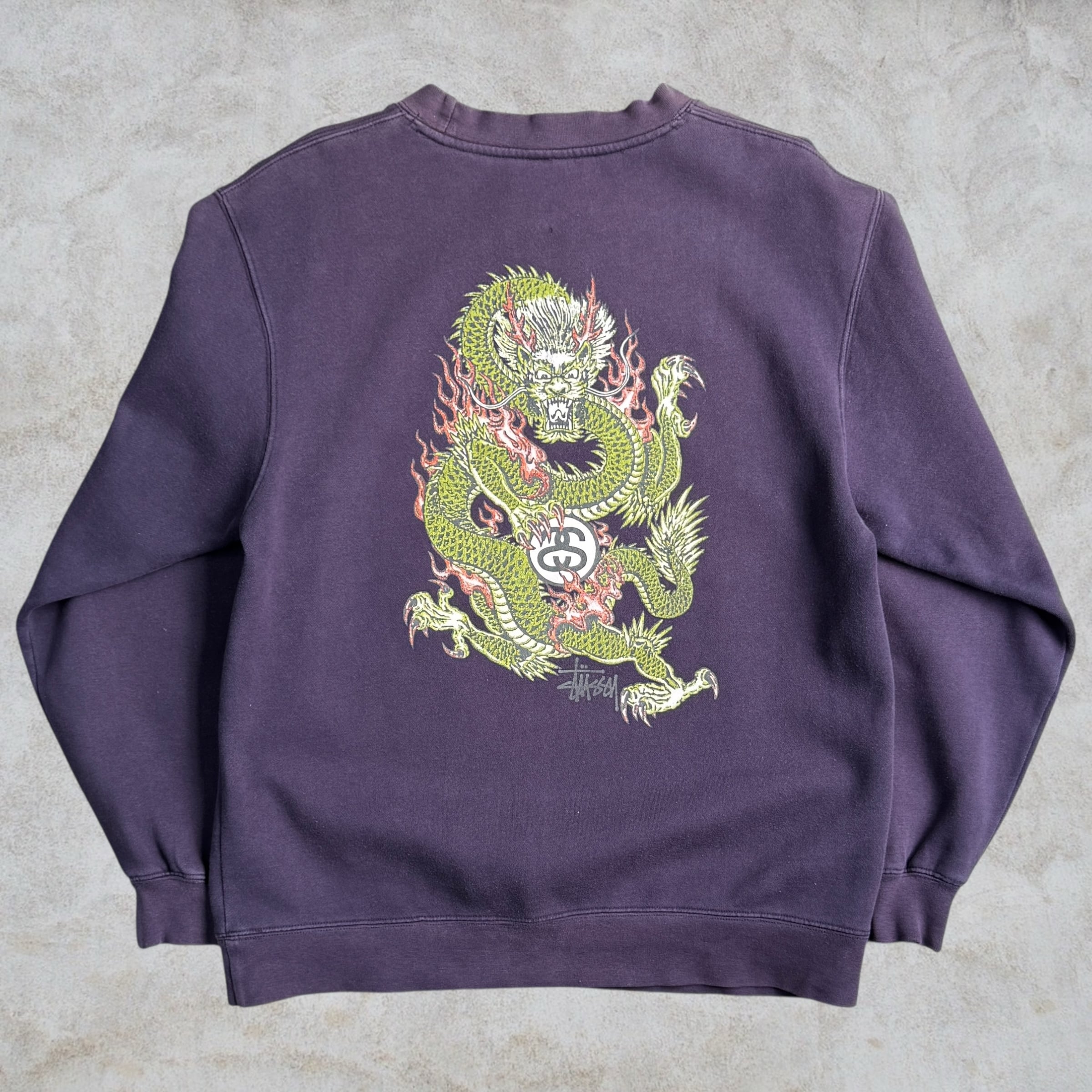 90's old stussy Dragon Design Sweat 【高円寺本店】 | curb