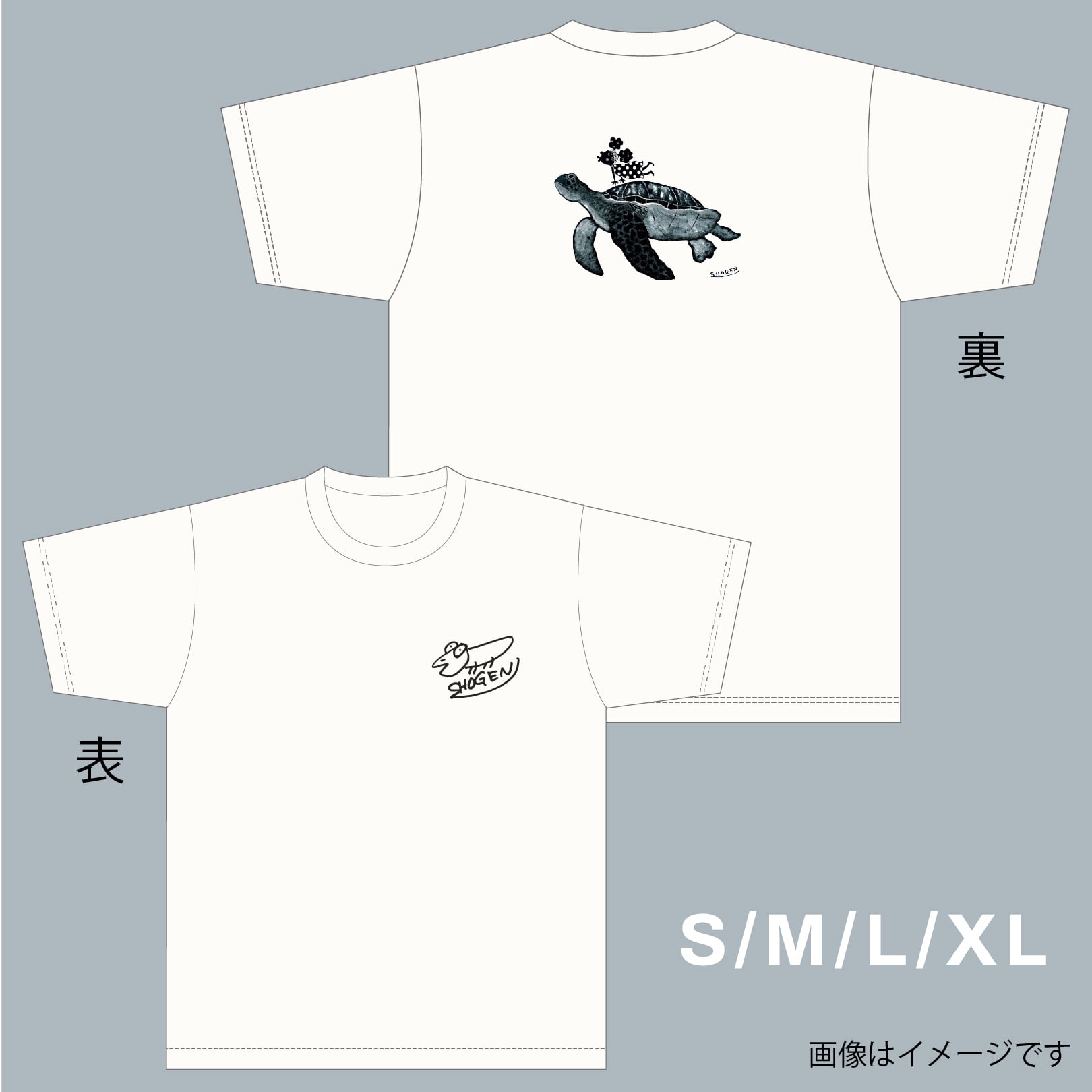 SHOGENTシャツ「SWIM」S,M,L,XL