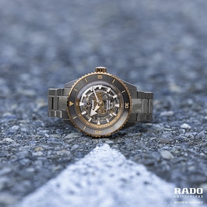 【RADO ラドー】Captain Cook High-Tech Ceramic Skeleton キャプテンクック ハイテクセラミック スケルトン／国内正規品 腕時計