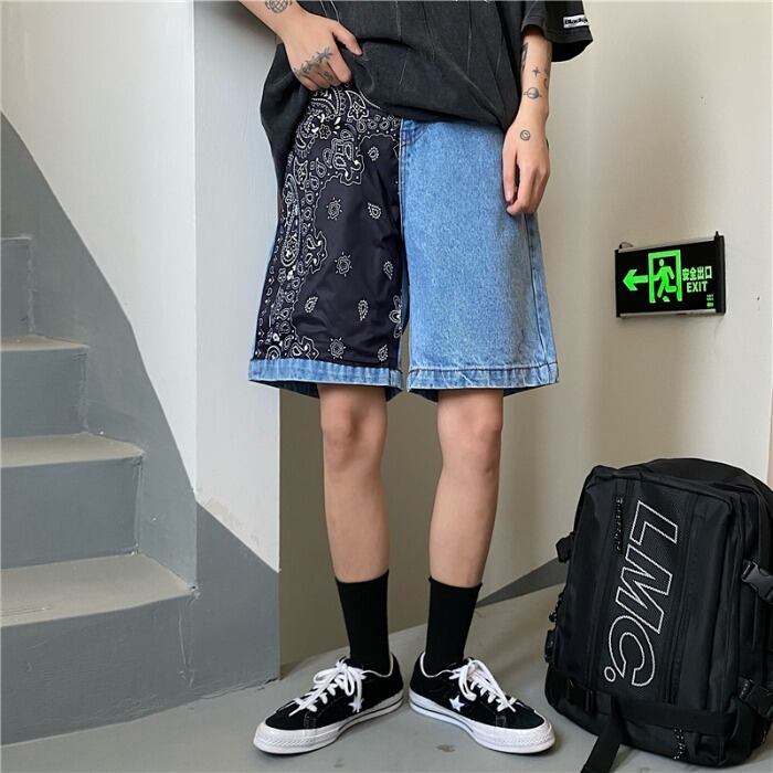 サマールーズカジュアルショーツ スタイルFlowerデザイン パンツ レディース かわいい 夏物 ブルマー フラワーデザイン ステッチ ケッペル29399509