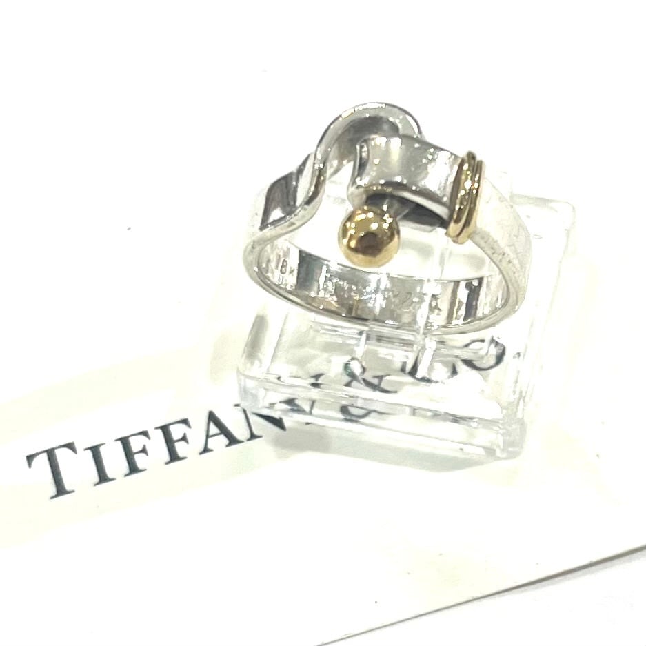TIFFANY&CO】【13号 】2784 ティファニーフックゴールドリング
