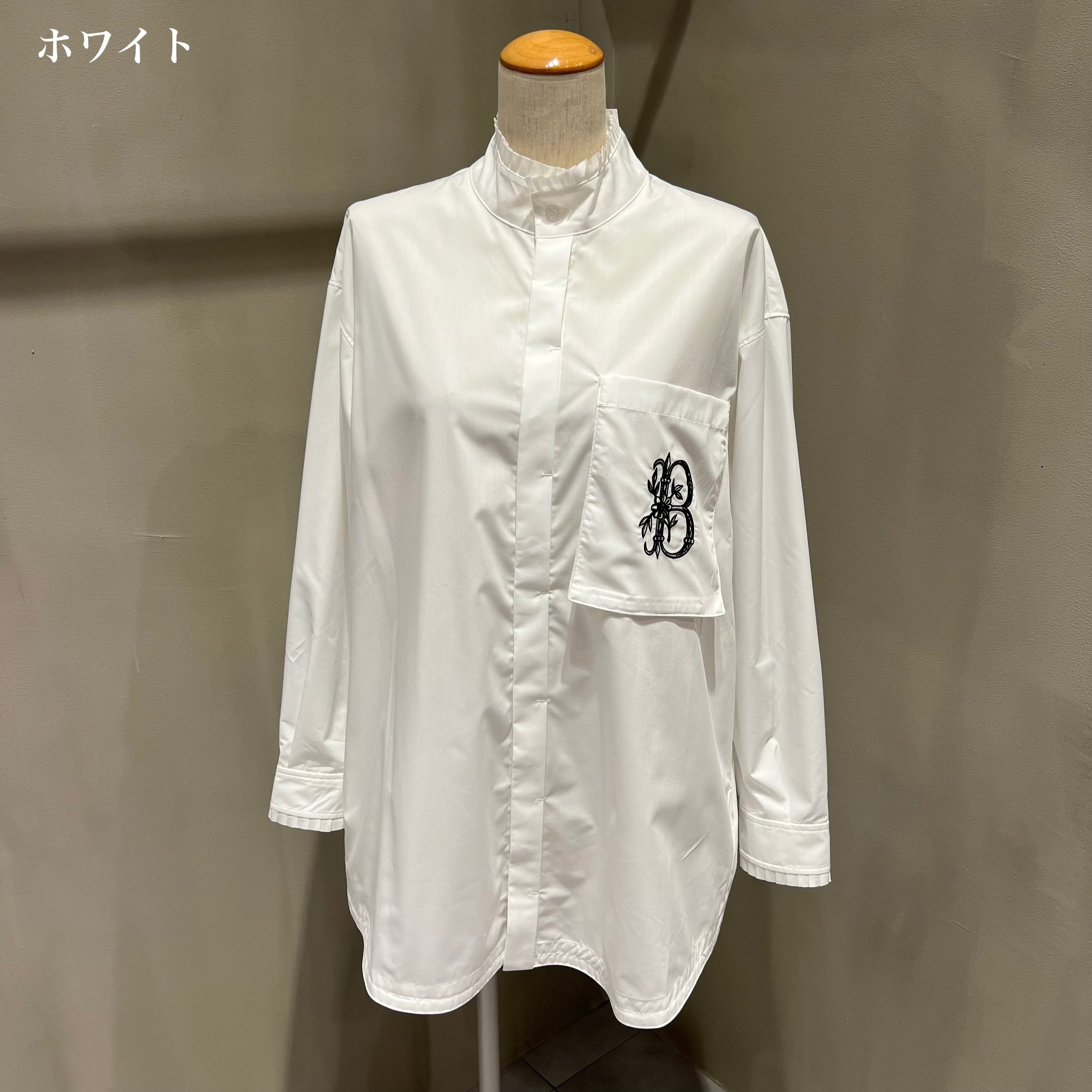 THOMAS MAGPIE/ハイネックフリルデザインオーバーシャツ | 20ｰtwentyｰ