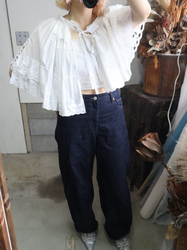 Cotton lace wrap skirt 3