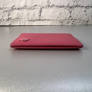 CHANEL シャネル ココマーク  キャビアスキン カードケース ピンク A-10099