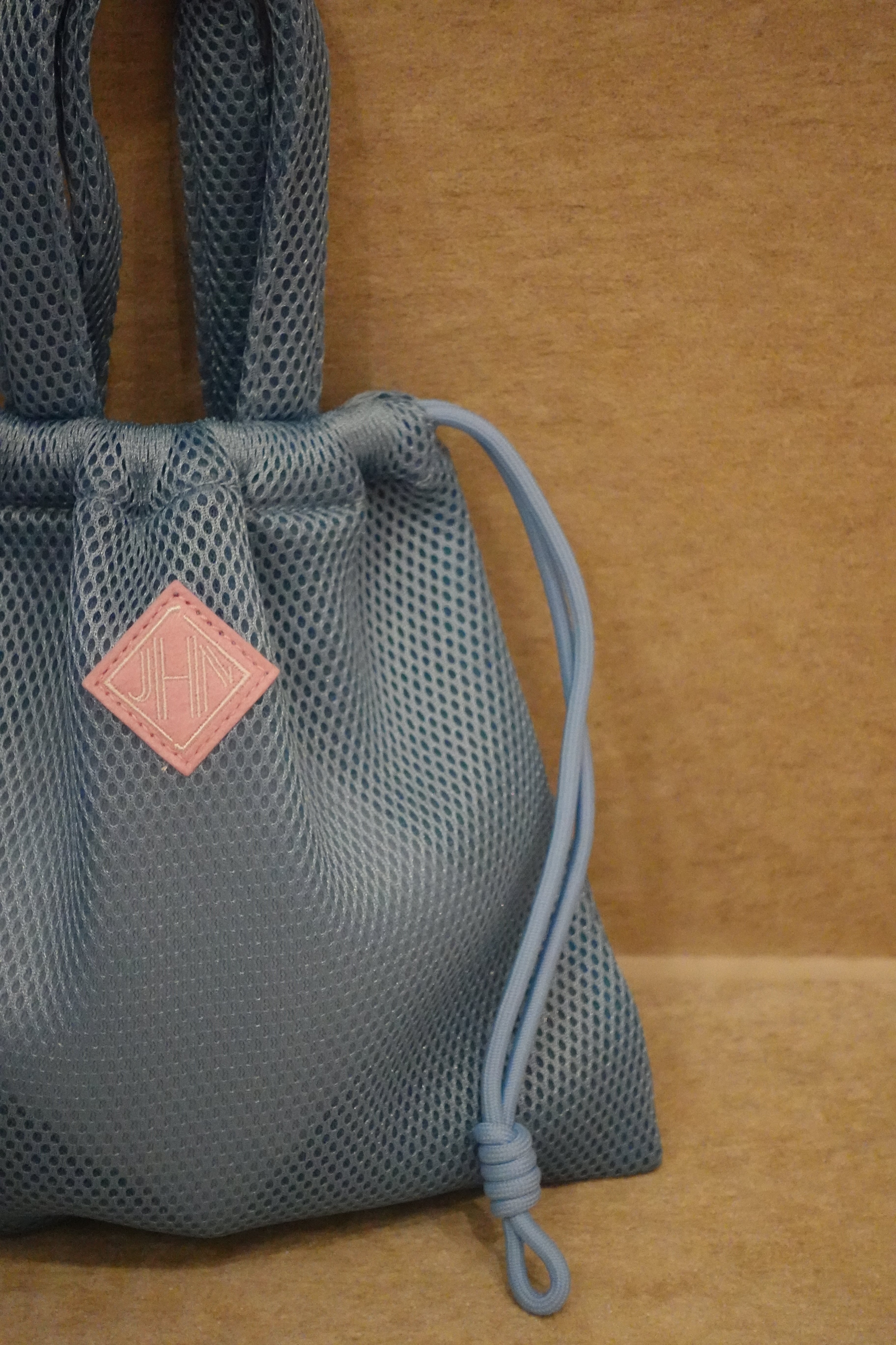 Mesh bag Small/Blue | J.N.Hearts