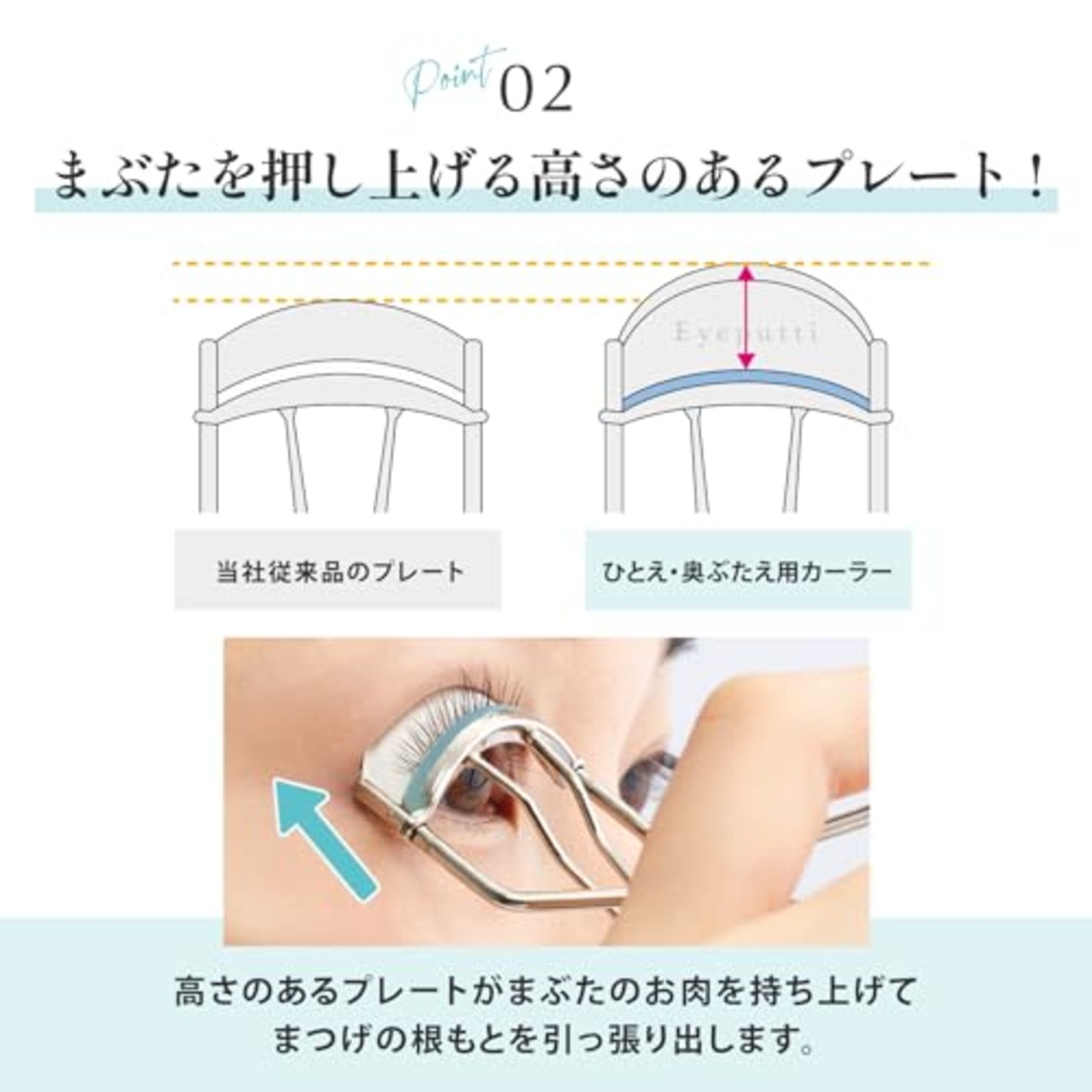 アイプチ(Eyeputti) ひとえ・奥ぶたえ用カーラー(替えゴム2個付き)