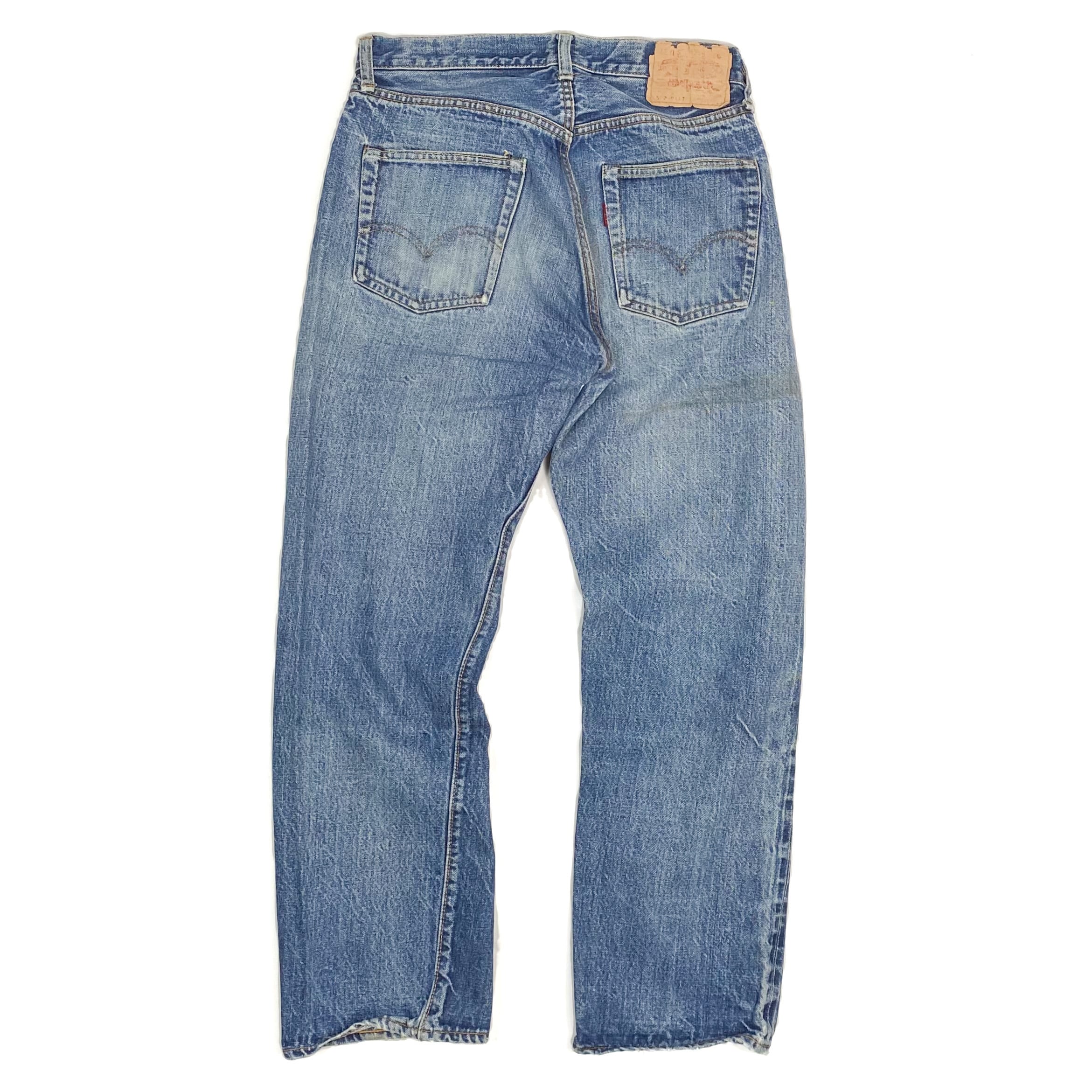 希少 60's オリジナル ビンテージ USA製 LEVI'S 502 ビッグE