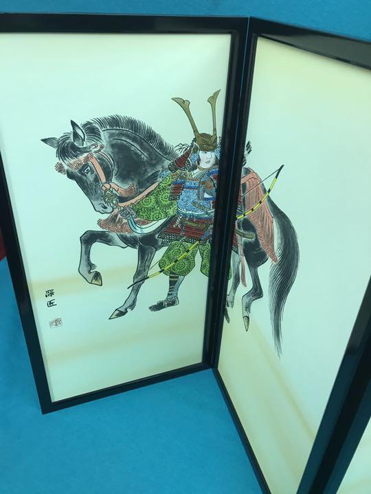23号 駒武者 屏風 23号 駒武者 屏風