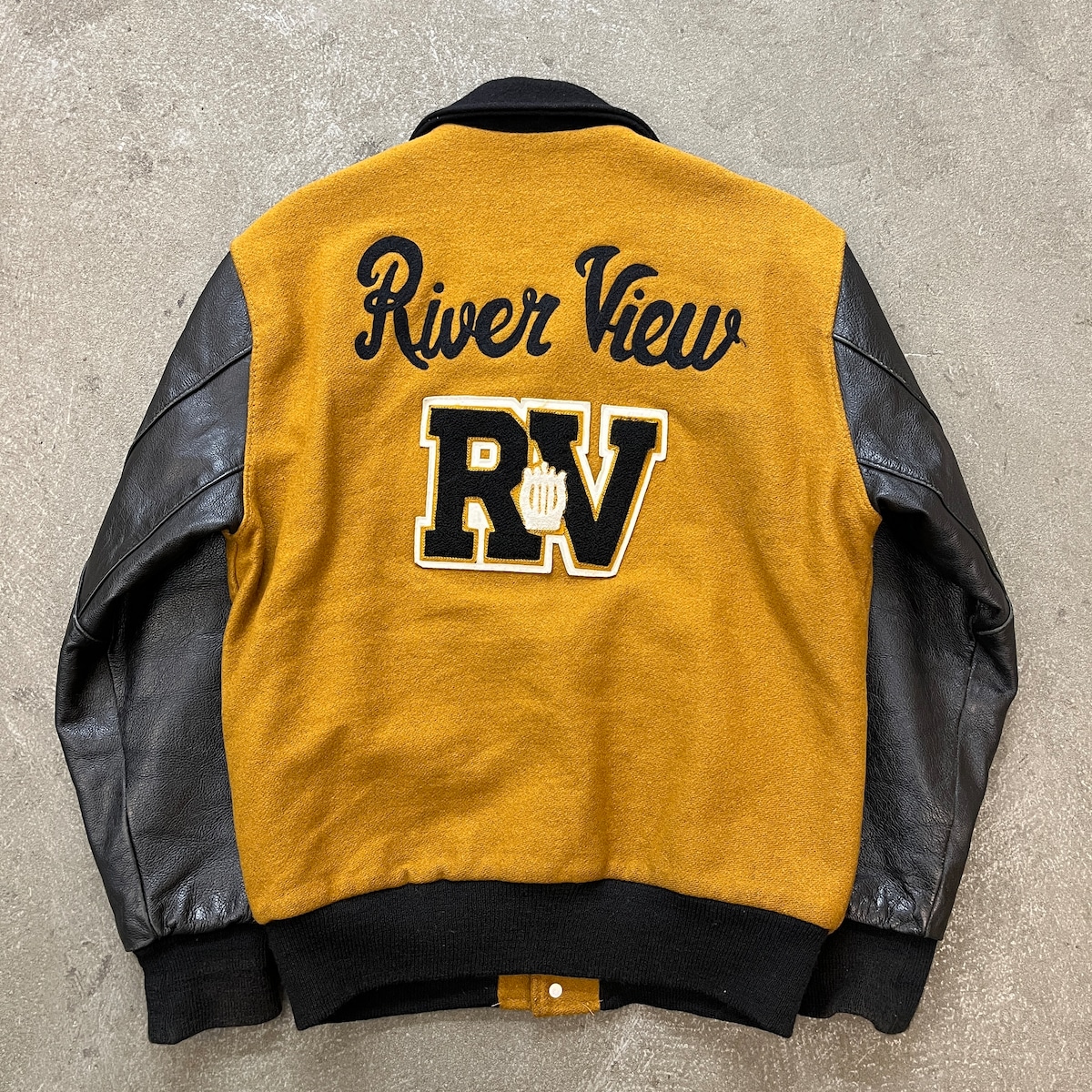 90s DeLONG Wool Stadium Jacket 90年代 デロング ウール スタジャン 