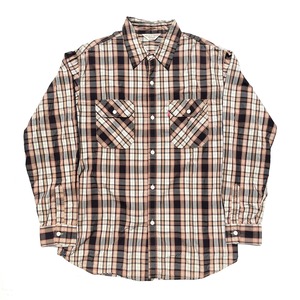 USED Levi’s Red Tab L/S check shirts - brown