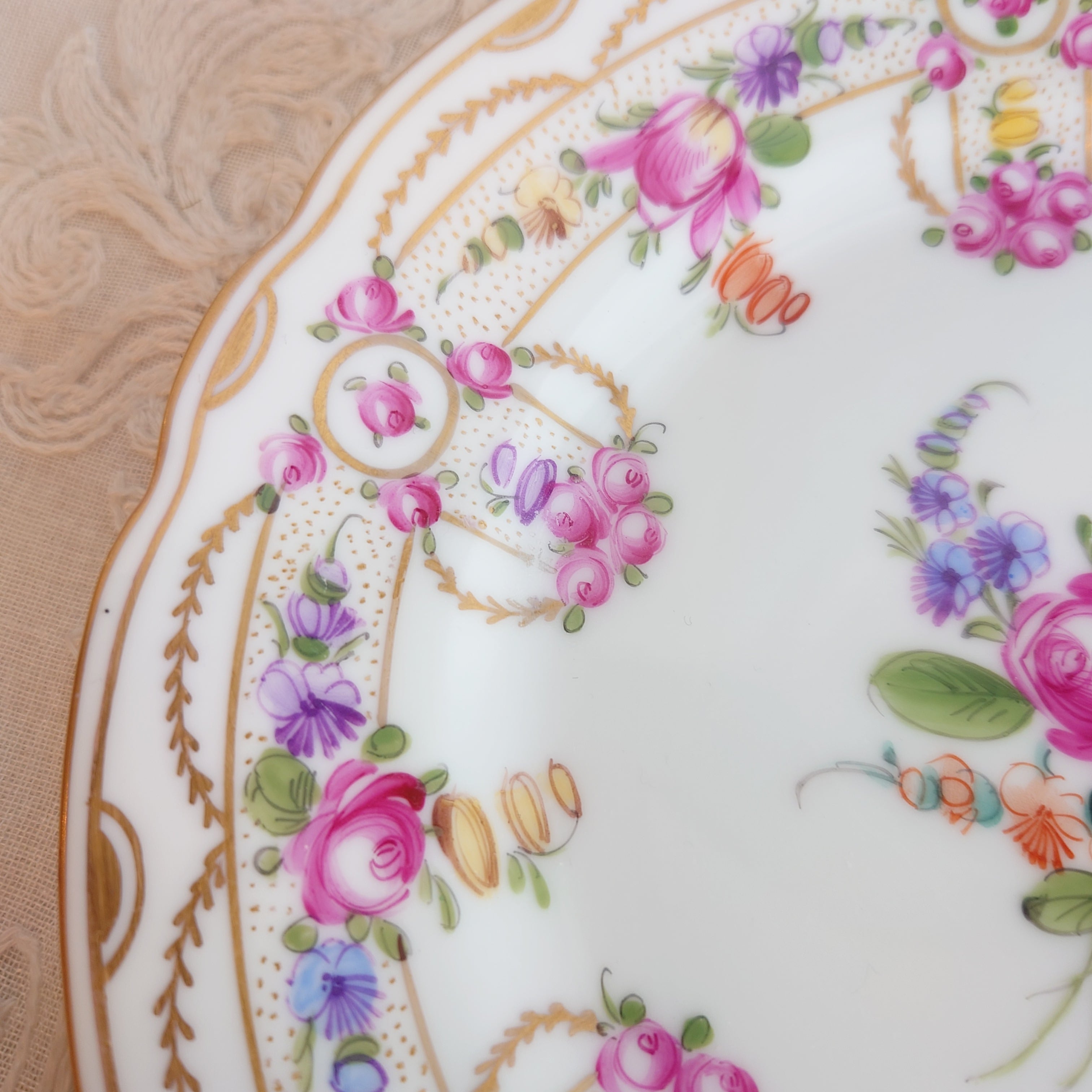 ヘレナヴォルフゾーン工房 ドレスデン製 ケーキ皿 商品番号A