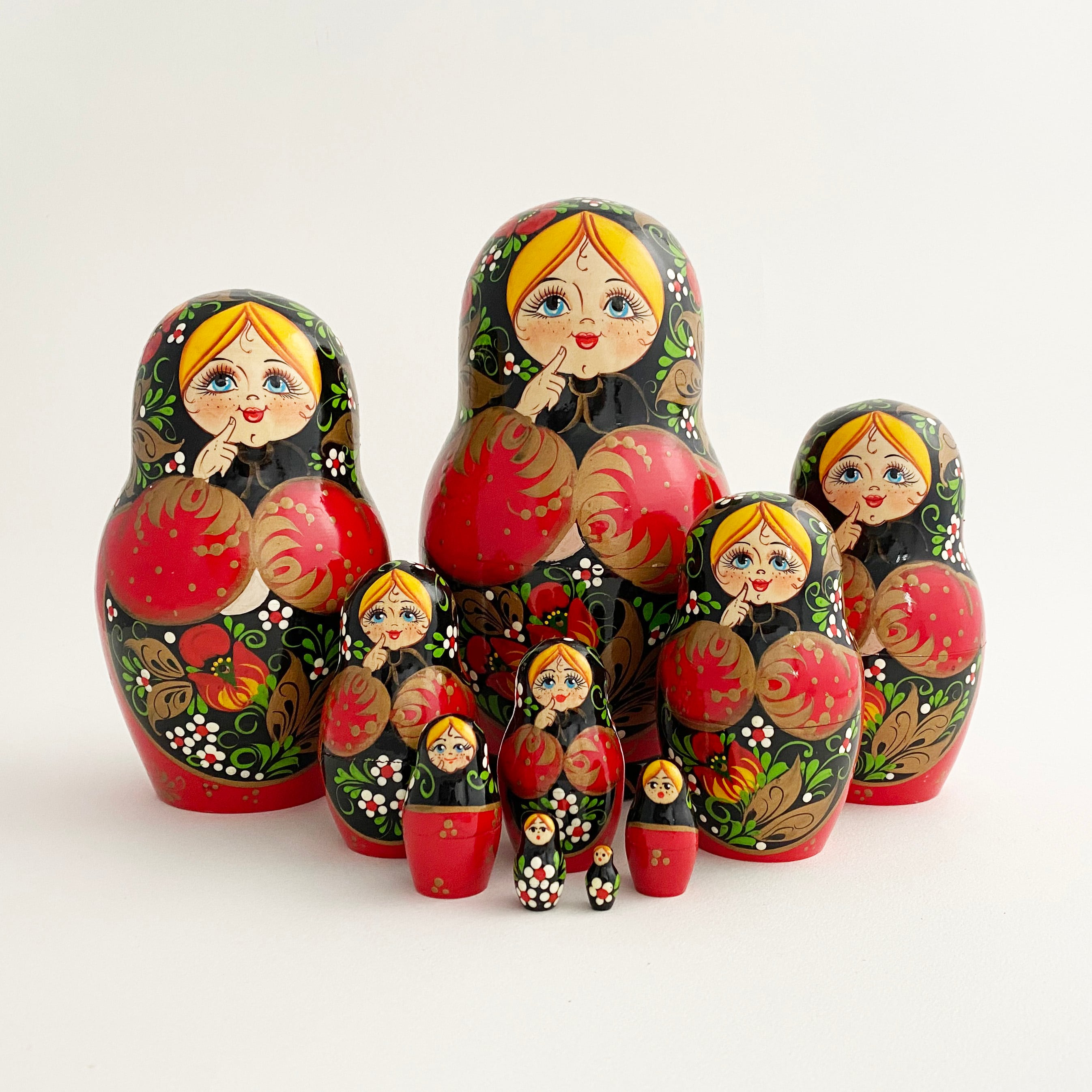 キーロフ産マトリョーシカ/もの想い10個組