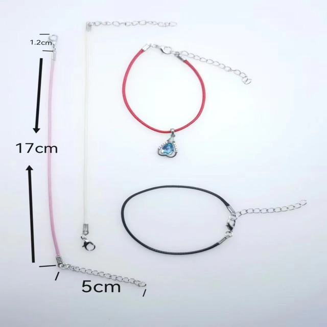 子供用カラフルワックスロープブレスレット