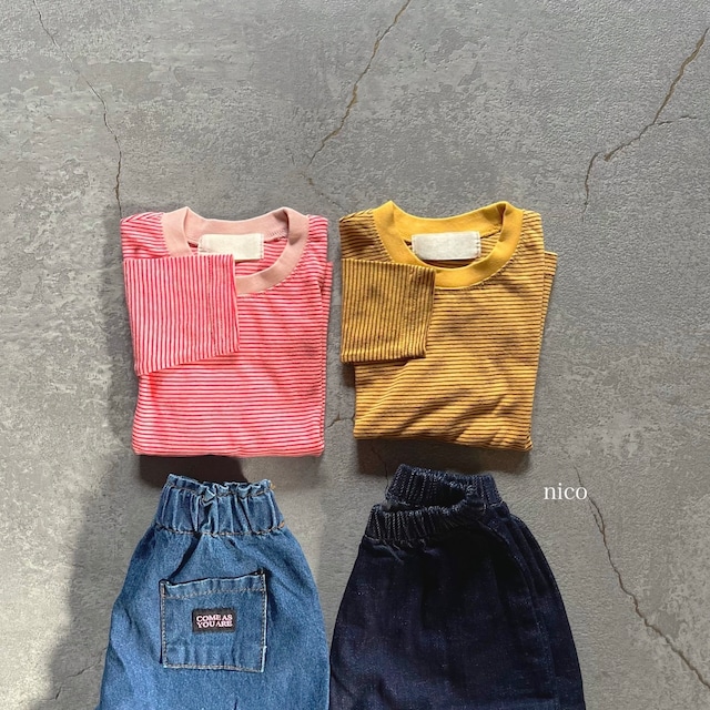 カラーリンガーボーダーTee (80-130サイズ)