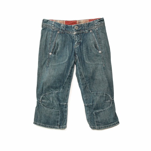 MARITHEFRANCOISGILBAUD CroppedSwitchingIndigoDenimPants